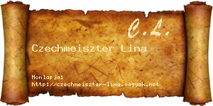 Czechmeiszter Lina névjegykártya